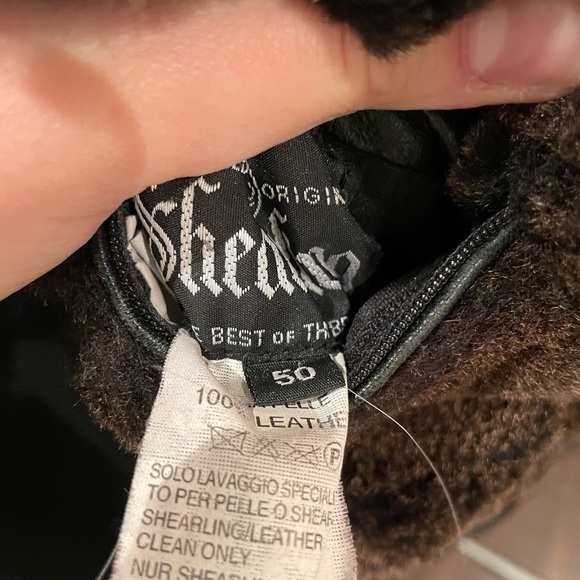 Shearling men’s winter jacket - Picture 4 of 8